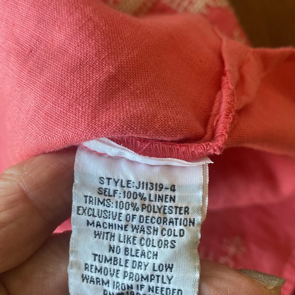 NWT Johnny Was Paola Peasant Tie Blouse in Size M - Picture 11 of 13